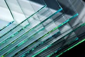 black tinted fluted glass