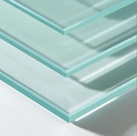 black tinted fluted glass